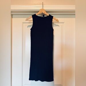 Brandy Melville Dark Navy Blue Midi Dress